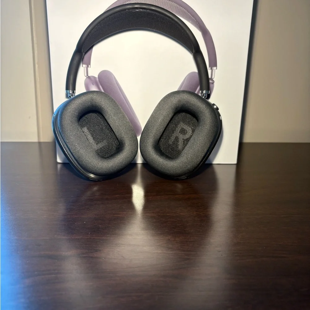 Apple Black VR Headset and Headphones